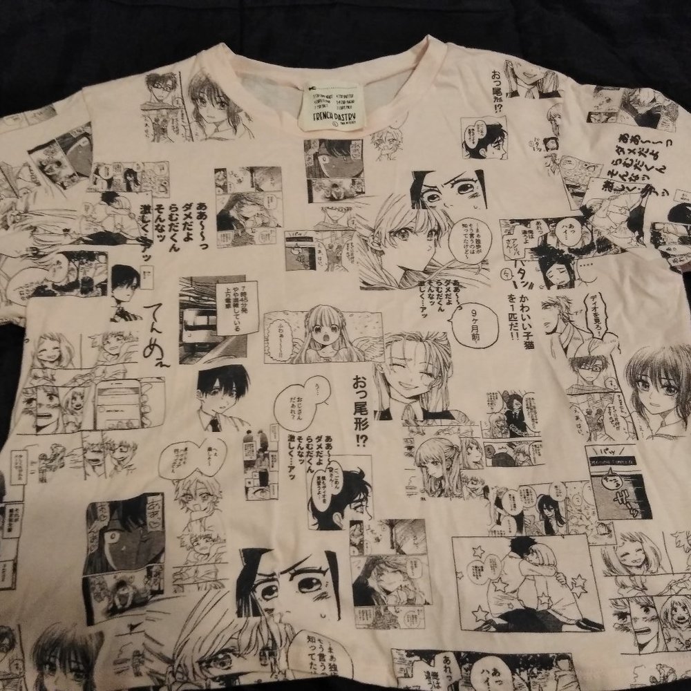 Light pink Manga shirt